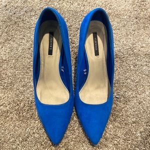 Blue heels